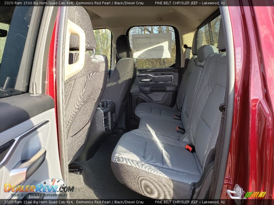 2020 Ram 1500 Big Horn Quad Cab 4x4 Delmonico Red Pearl / Black/Diesel Gray Photo #6
