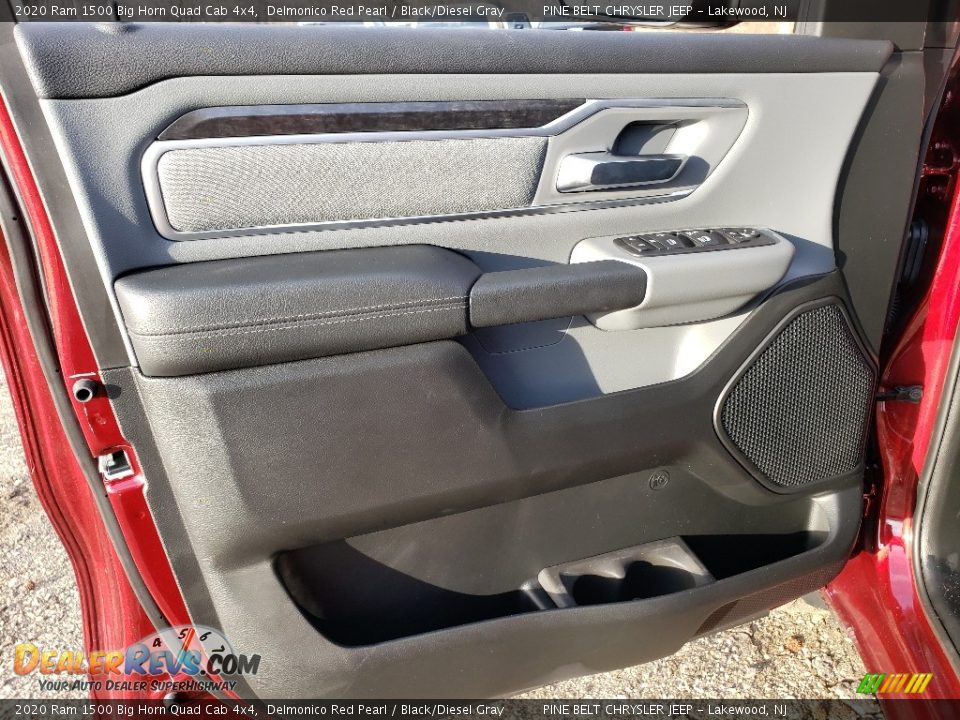 2020 Ram 1500 Big Horn Quad Cab 4x4 Delmonico Red Pearl / Black/Diesel Gray Photo #7