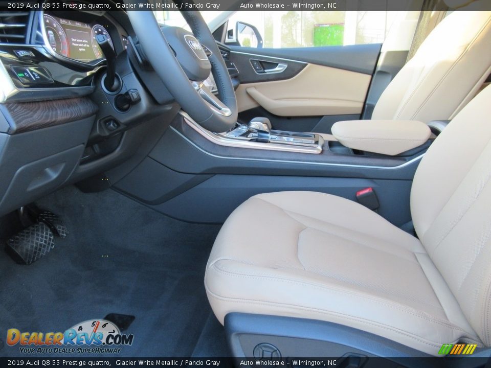Pando Gray Interior - 2019 Audi Q8 55 Prestige quattro Photo #10