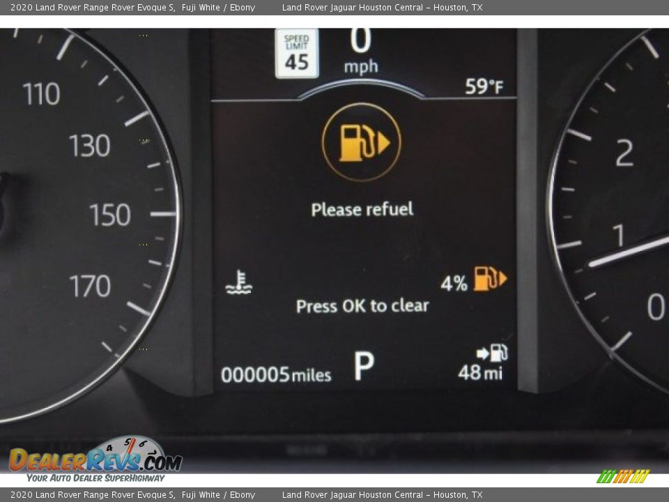 2020 Land Rover Range Rover Evoque S Fuji White / Ebony Photo #21