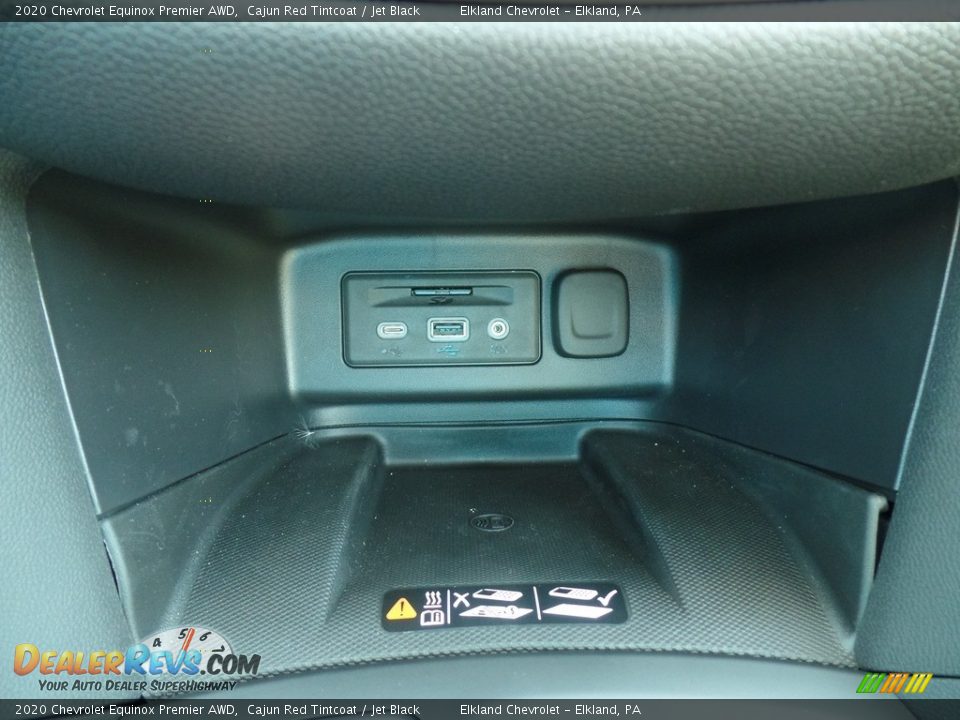 2020 Chevrolet Equinox Premier AWD Cajun Red Tintcoat / Jet Black Photo #36