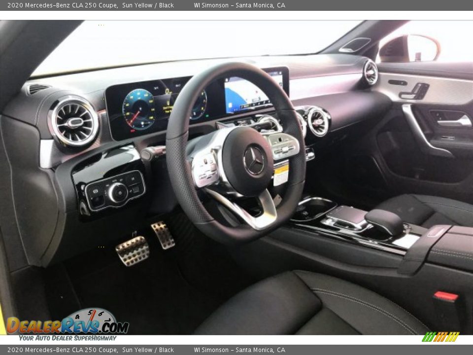 2020 Mercedes-Benz CLA 250 Coupe Sun Yellow / Black Photo #4
