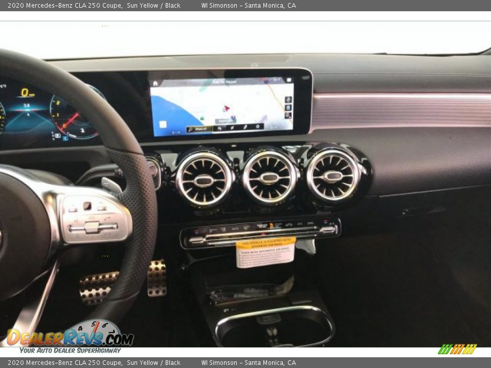 2020 Mercedes-Benz CLA 250 Coupe Sun Yellow / Black Photo #6