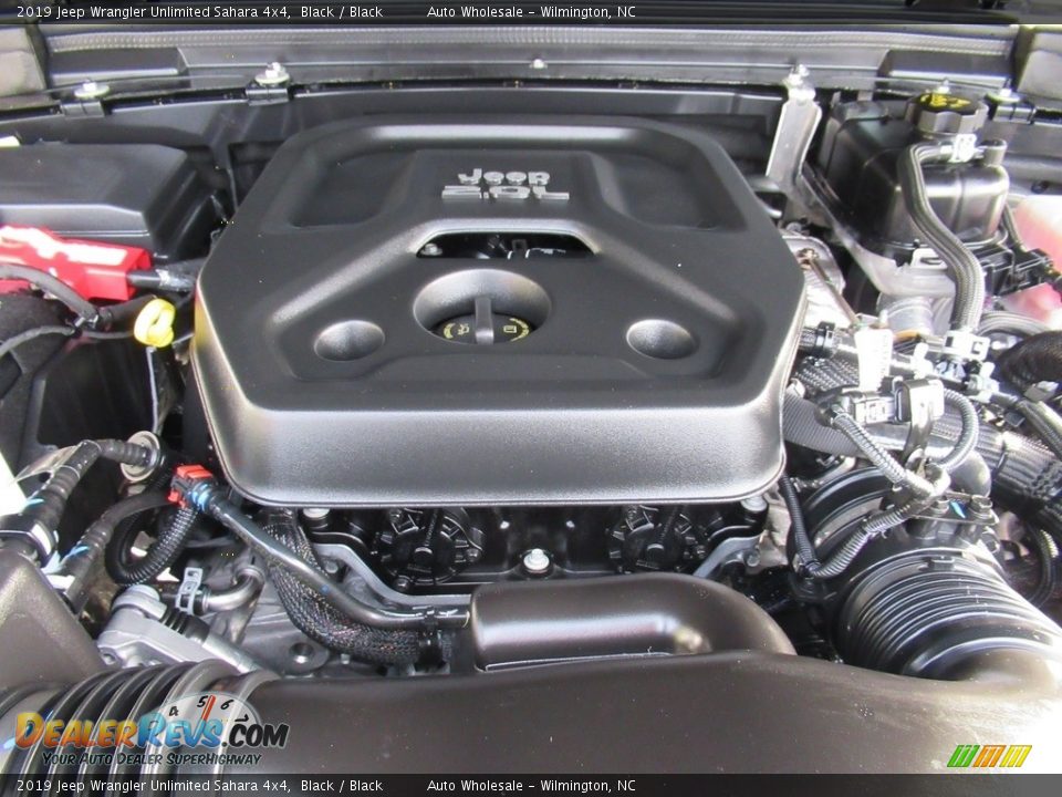 2019 Jeep Wrangler Unlimited Sahara 4x4 Black / Black Photo #6