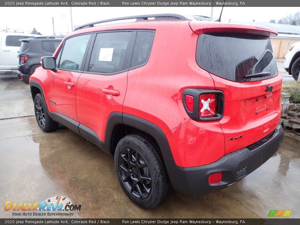 2020 Jeep Renegade Latitude 4x4 Colorado Red / Black Photo #3