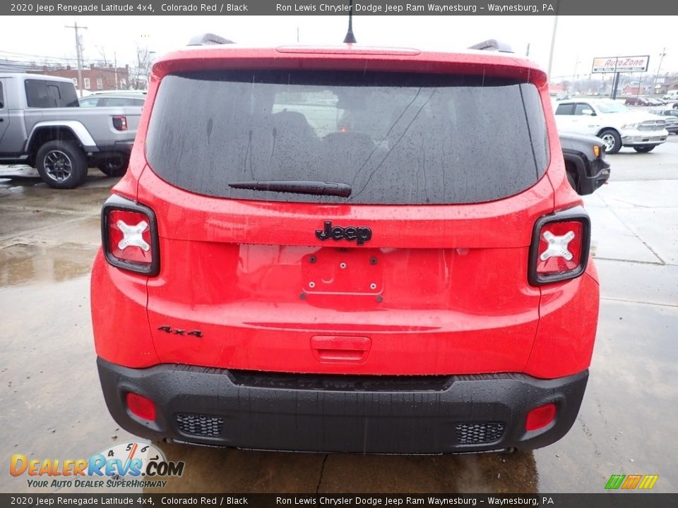 2020 Jeep Renegade Latitude 4x4 Colorado Red / Black Photo #4