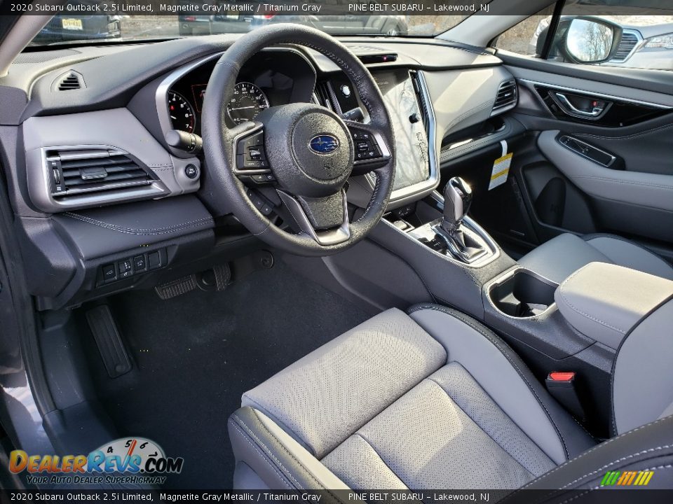 2020 Subaru Outback 2.5i Limited Magnetite Gray Metallic / Titanium Gray Photo #8