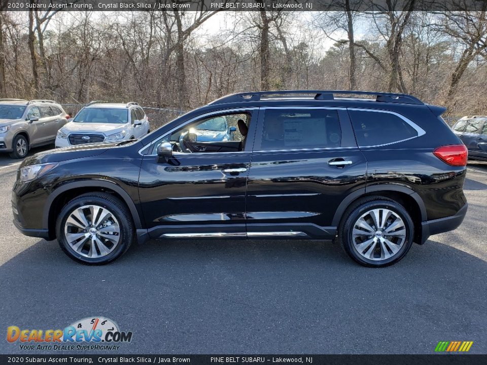 2020 Subaru Ascent Touring Crystal Black Silica / Java Brown Photo #3