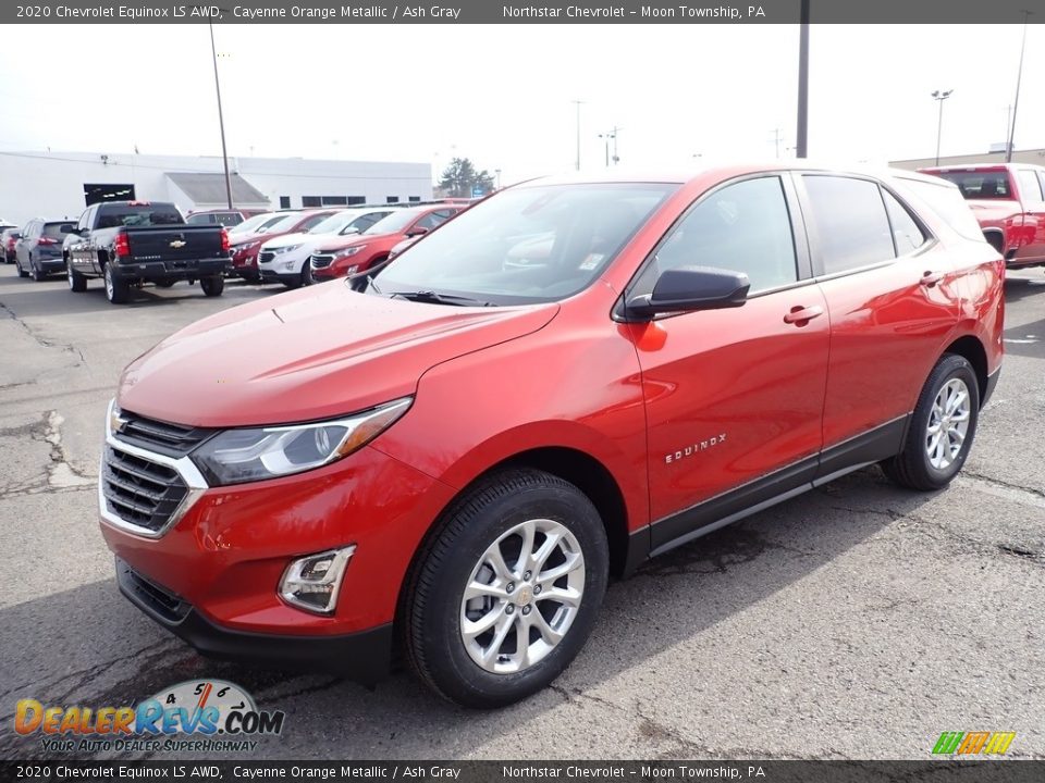 2020 Chevrolet Equinox LS AWD Cayenne Orange Metallic / Ash Gray Photo #1