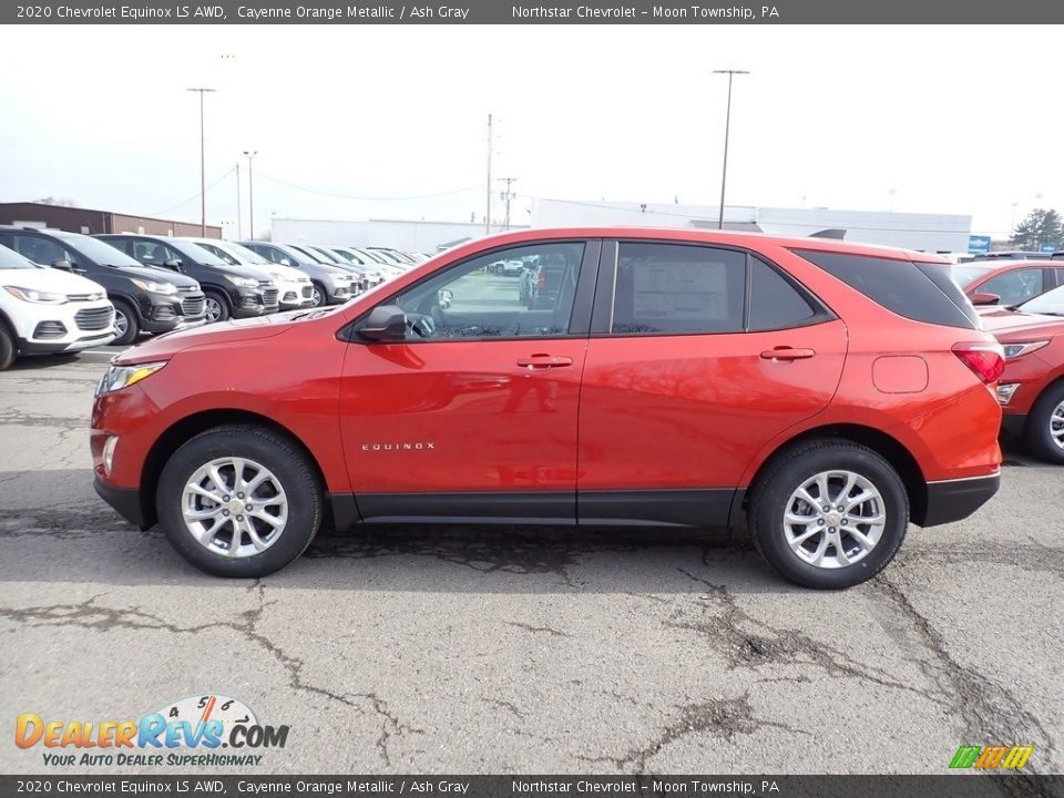 2020 Chevrolet Equinox LS AWD Cayenne Orange Metallic / Ash Gray Photo #2