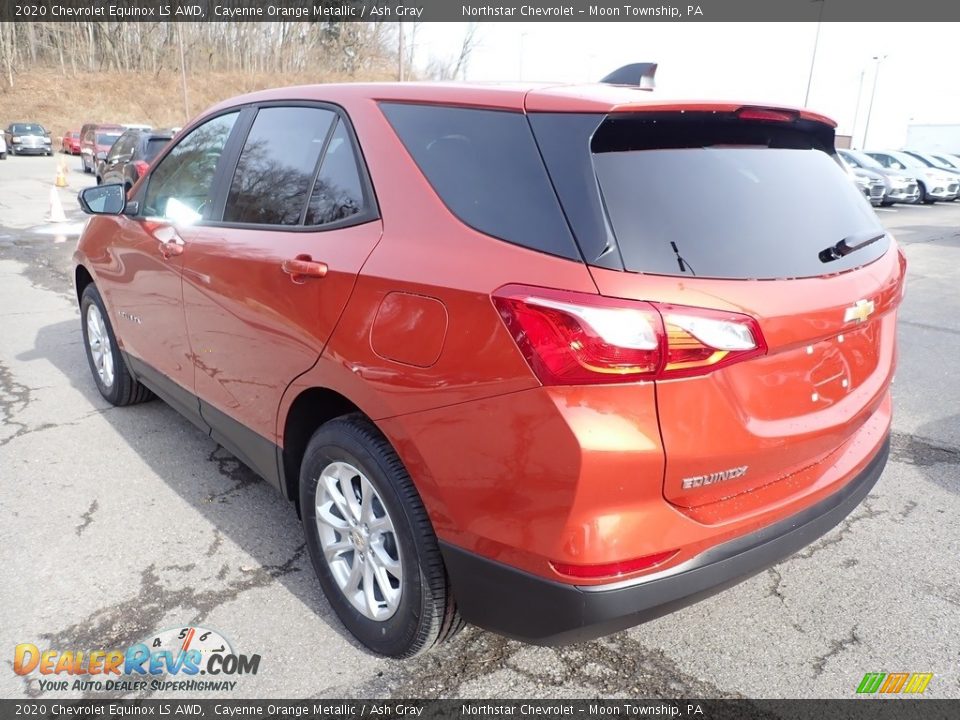 2020 Chevrolet Equinox LS AWD Cayenne Orange Metallic / Ash Gray Photo #3