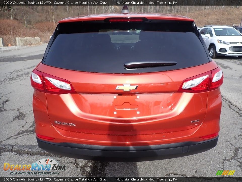 2020 Chevrolet Equinox LS AWD Cayenne Orange Metallic / Ash Gray Photo #4