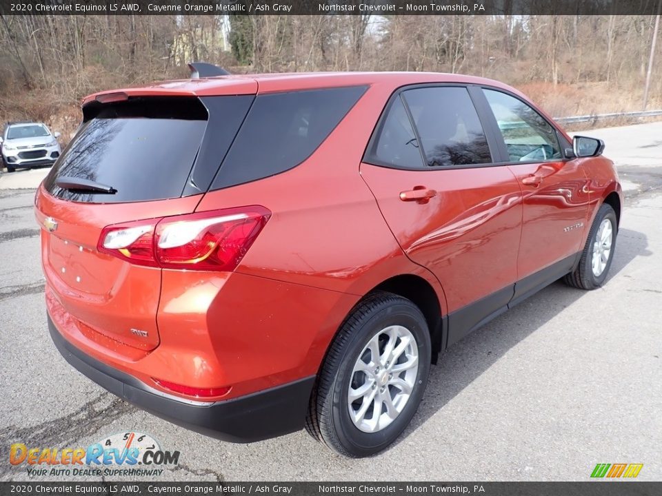 2020 Chevrolet Equinox LS AWD Cayenne Orange Metallic / Ash Gray Photo #5