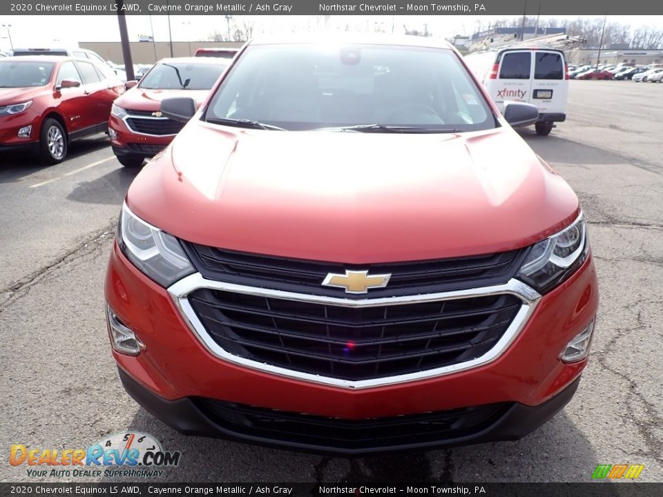 2020 Chevrolet Equinox LS AWD Cayenne Orange Metallic / Ash Gray Photo #8