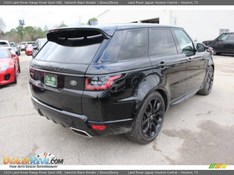 2020 Land Rover Range Rover Sport HSE Santorini Black Metallic / Ebony/Ebony Photo #2