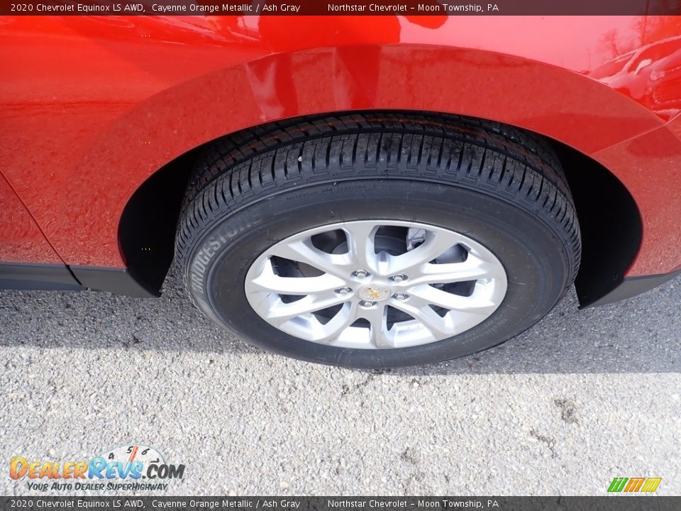 2020 Chevrolet Equinox LS AWD Cayenne Orange Metallic / Ash Gray Photo #9