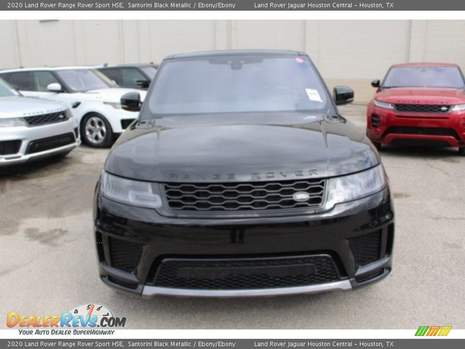 2020 Land Rover Range Rover Sport HSE Santorini Black Metallic / Ebony/Ebony Photo #8