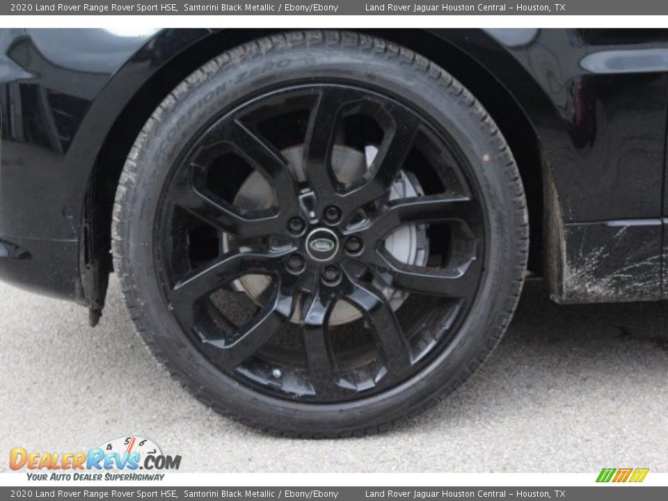 2020 Land Rover Range Rover Sport HSE Santorini Black Metallic / Ebony/Ebony Photo #9