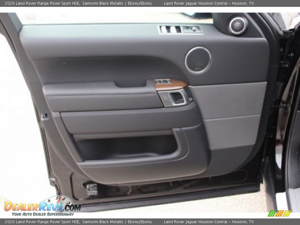 2020 Land Rover Range Rover Sport HSE Santorini Black Metallic / Ebony/Ebony Photo #10