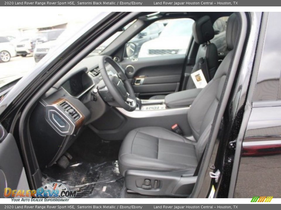 2020 Land Rover Range Rover Sport HSE Santorini Black Metallic / Ebony/Ebony Photo #11
