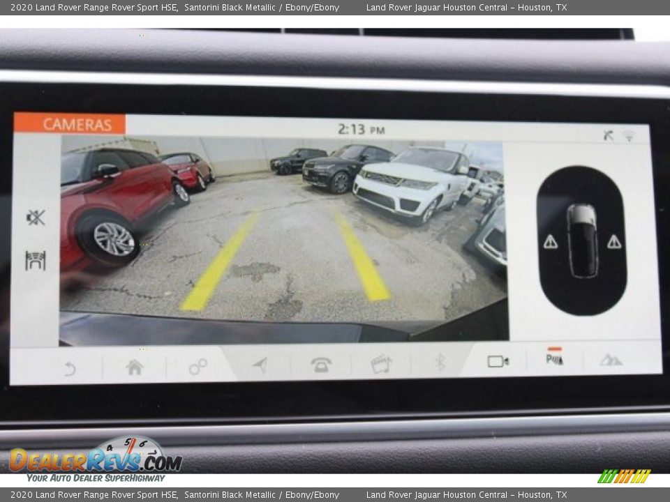 2020 Land Rover Range Rover Sport HSE Santorini Black Metallic / Ebony/Ebony Photo #13