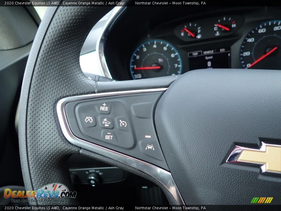 2020 Chevrolet Equinox LS AWD Cayenne Orange Metallic / Ash Gray Photo #20