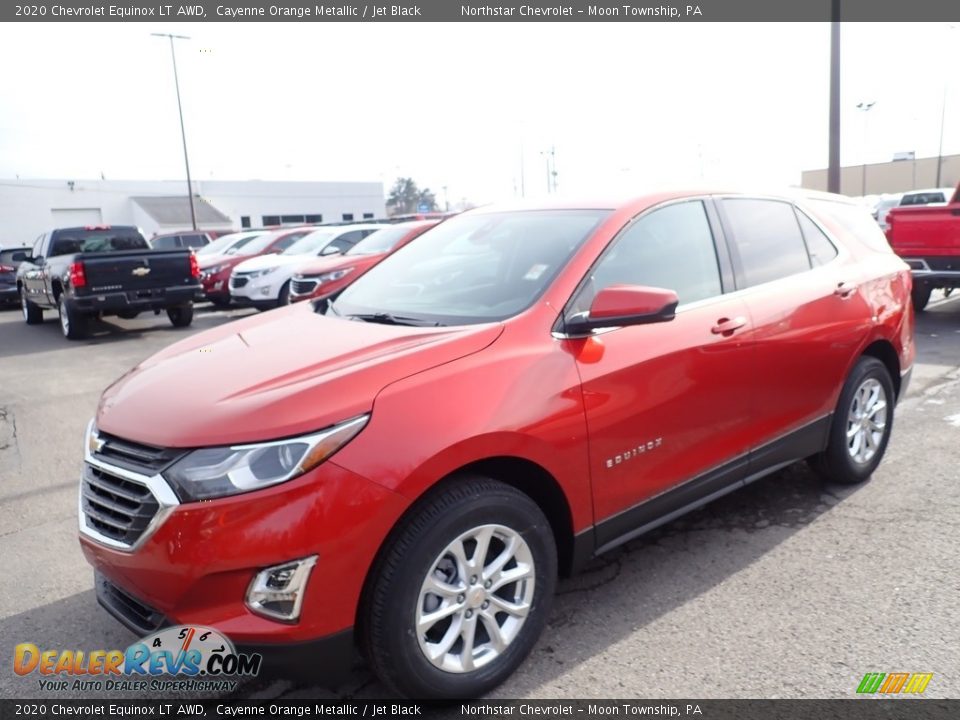2020 Chevrolet Equinox LT AWD Cayenne Orange Metallic / Jet Black Photo #1