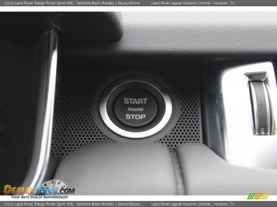 2020 Land Rover Range Rover Sport HSE Santorini Black Metallic / Ebony/Ebony Photo #16