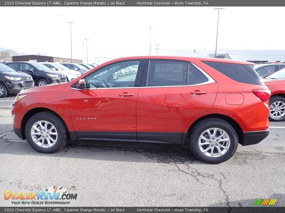 2020 Chevrolet Equinox LT AWD Cayenne Orange Metallic / Jet Black Photo #2