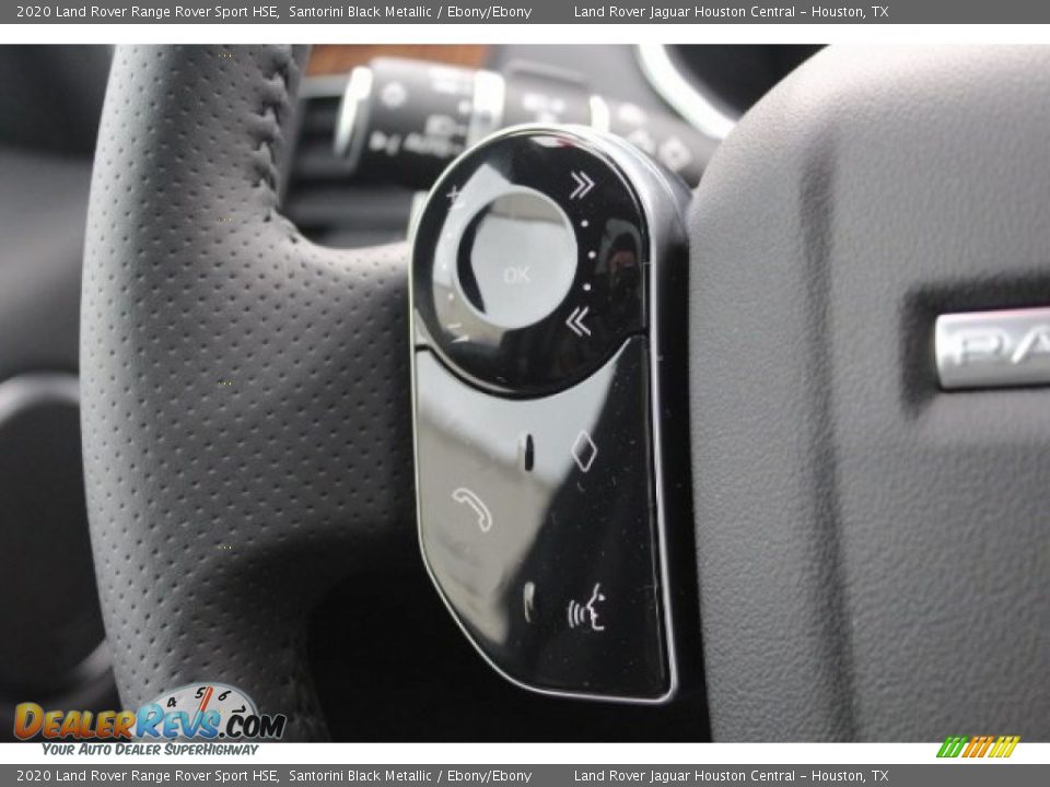 2020 Land Rover Range Rover Sport HSE Santorini Black Metallic / Ebony/Ebony Photo #18