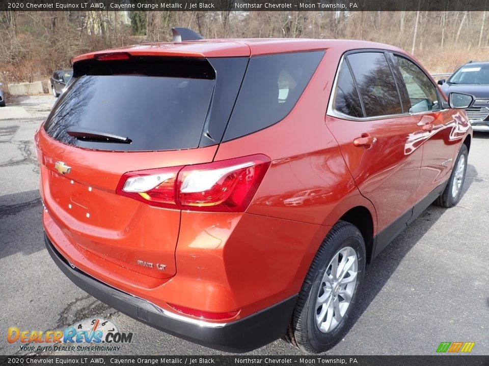 2020 Chevrolet Equinox LT AWD Cayenne Orange Metallic / Jet Black Photo #5