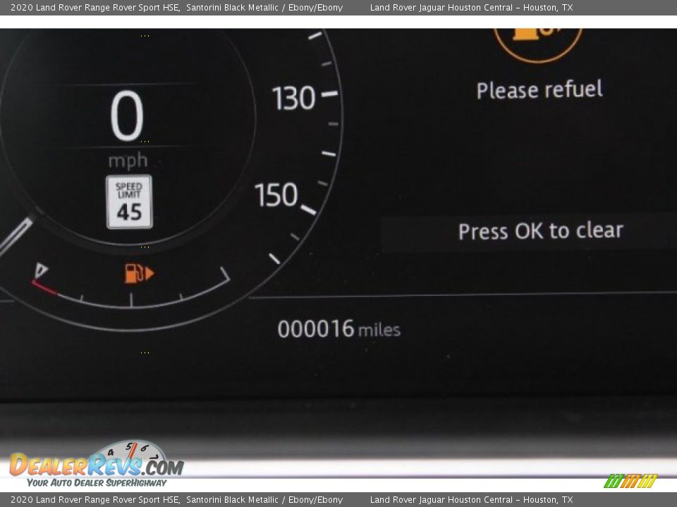 2020 Land Rover Range Rover Sport HSE Santorini Black Metallic / Ebony/Ebony Photo #21