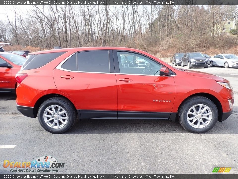 2020 Chevrolet Equinox LT AWD Cayenne Orange Metallic / Jet Black Photo #6