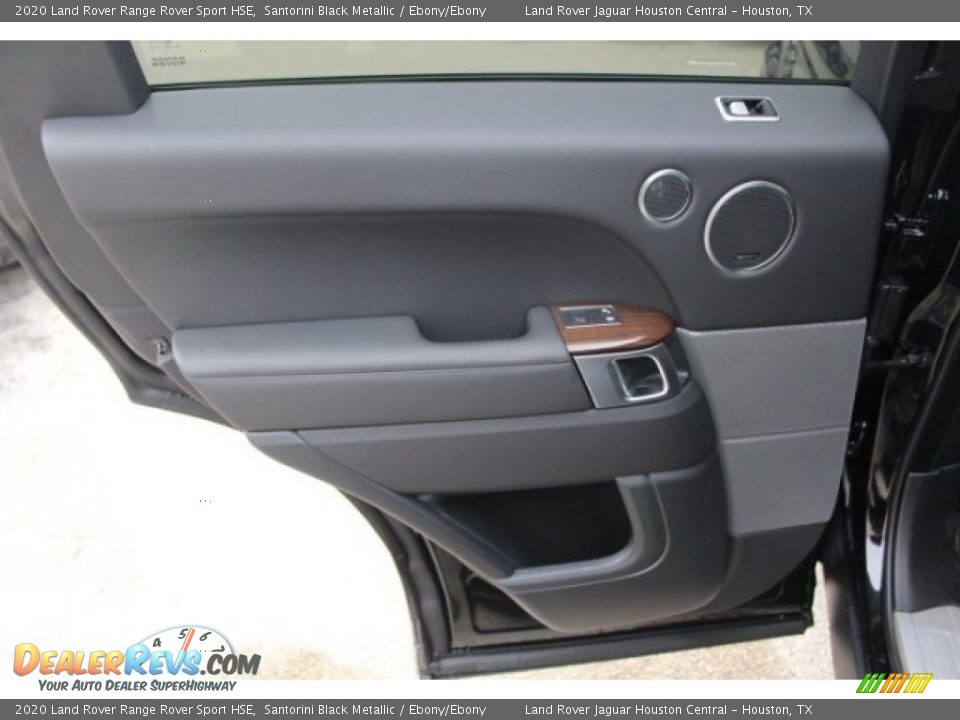2020 Land Rover Range Rover Sport HSE Santorini Black Metallic / Ebony/Ebony Photo #23