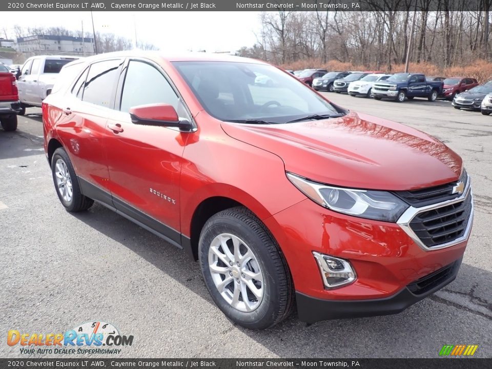2020 Chevrolet Equinox LT AWD Cayenne Orange Metallic / Jet Black Photo #7