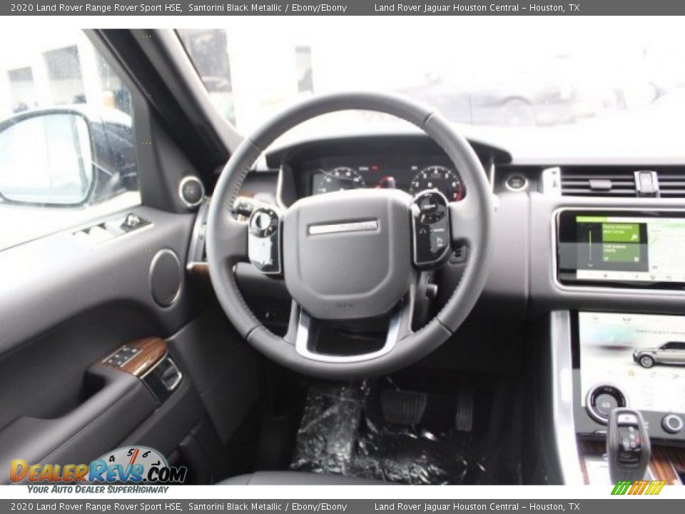 2020 Land Rover Range Rover Sport HSE Santorini Black Metallic / Ebony/Ebony Photo #25