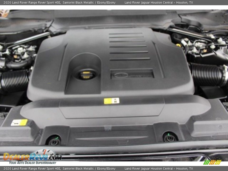 2020 Land Rover Range Rover Sport HSE Santorini Black Metallic / Ebony/Ebony Photo #26