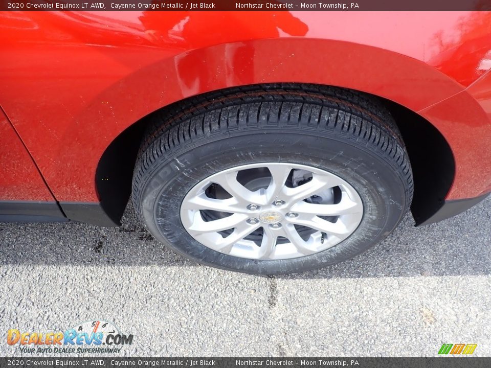 2020 Chevrolet Equinox LT AWD Cayenne Orange Metallic / Jet Black Photo #9