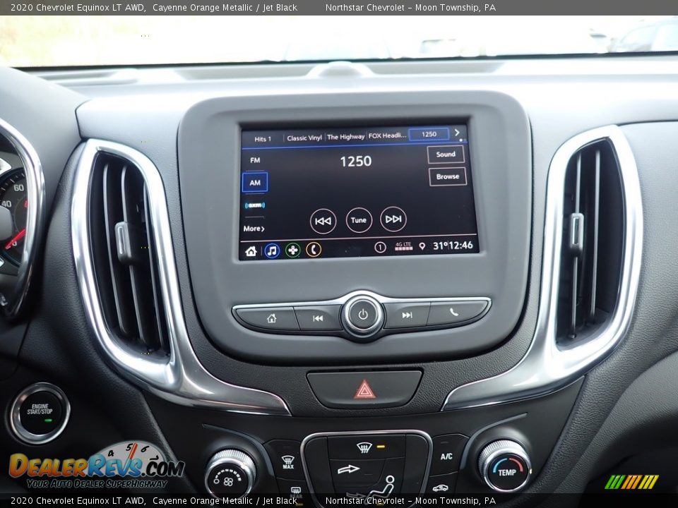 2020 Chevrolet Equinox LT AWD Cayenne Orange Metallic / Jet Black Photo #17