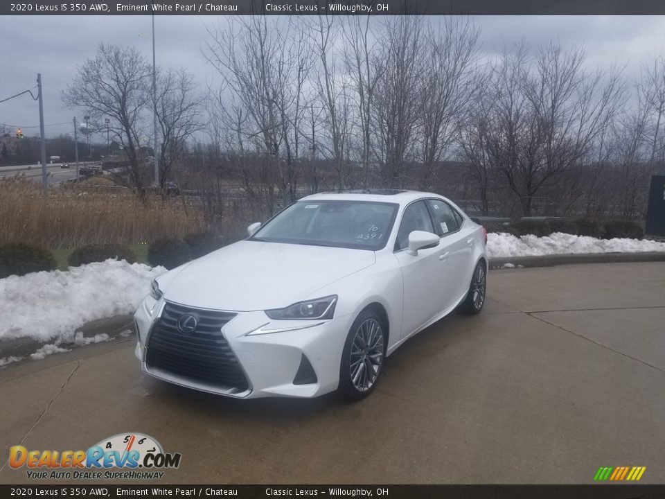 2020 Lexus IS 350 AWD Eminent White Pearl / Chateau Photo #1
