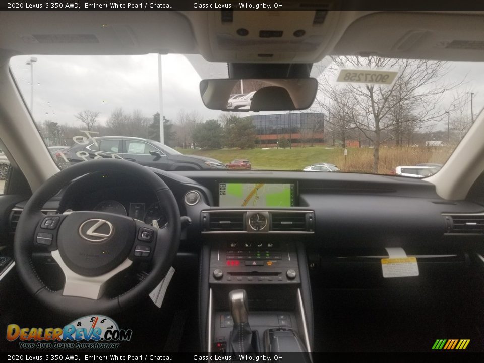 2020 Lexus IS 350 AWD Eminent White Pearl / Chateau Photo #3