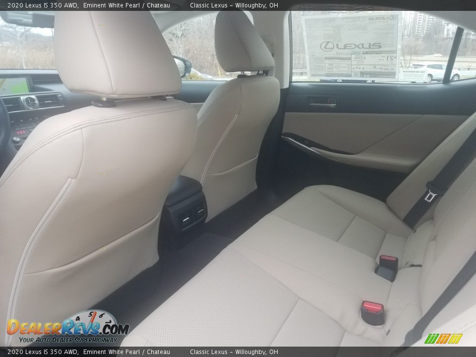 2020 Lexus IS 350 AWD Eminent White Pearl / Chateau Photo #4