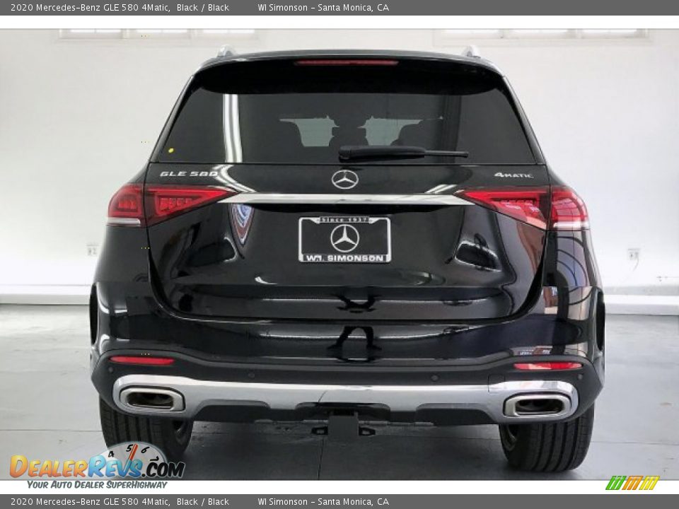 2020 Mercedes-Benz GLE 580 4Matic Black / Black Photo #3
