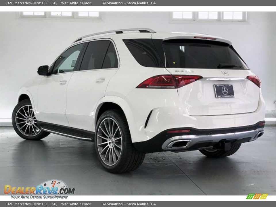 2020 Mercedes-Benz GLE 350 Polar White / Black Photo #2