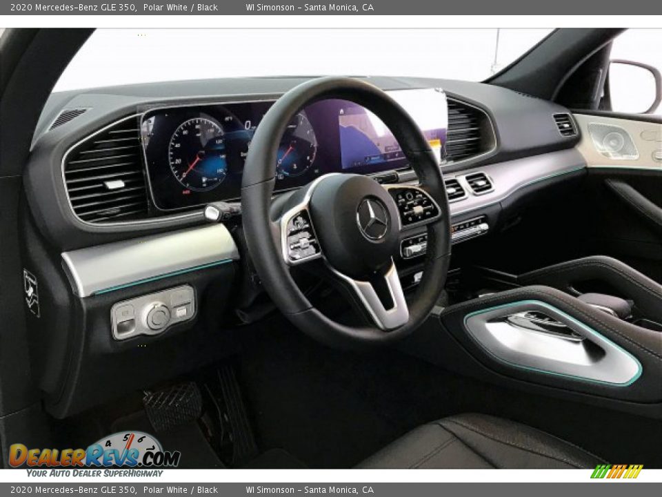 2020 Mercedes-Benz GLE 350 Polar White / Black Photo #4