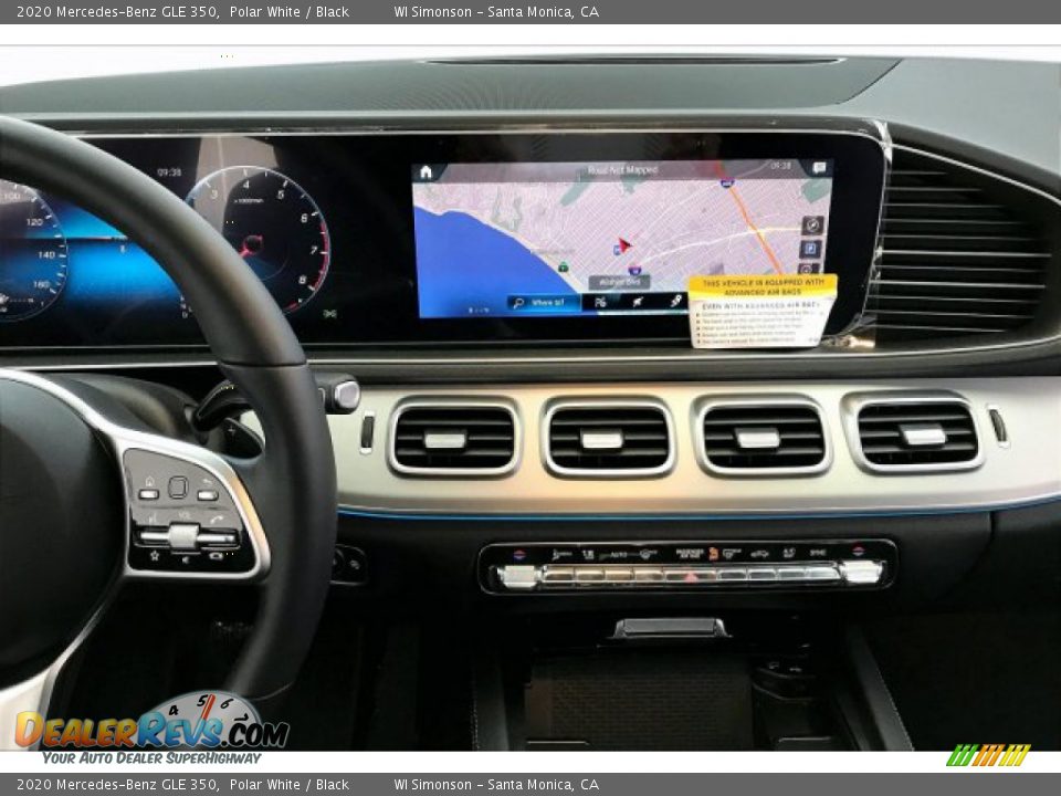 2020 Mercedes-Benz GLE 350 Polar White / Black Photo #6