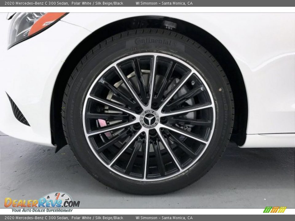 2020 Mercedes-Benz C 300 Sedan Polar White / Silk Beige/Black Photo #9