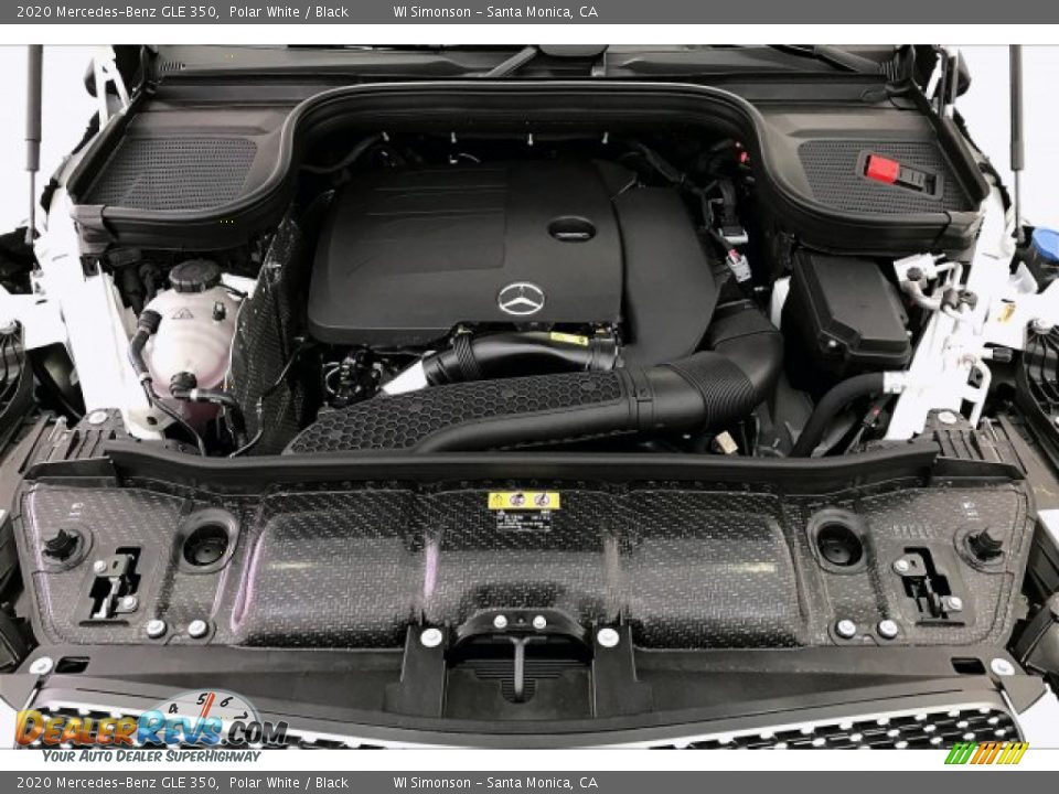 2020 Mercedes-Benz GLE 350 Polar White / Black Photo #8
