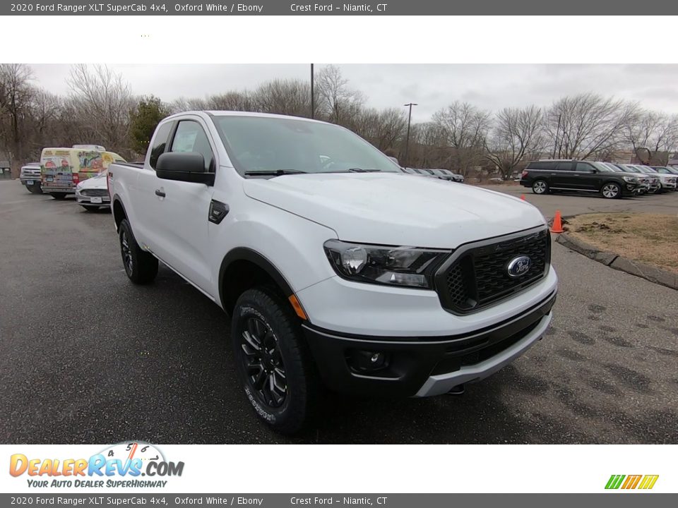 2020 Ford Ranger XLT SuperCab 4x4 Oxford White / Ebony Photo #1