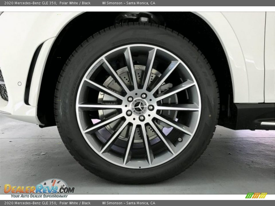 2020 Mercedes-Benz GLE 350 Polar White / Black Photo #9